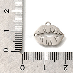 201 Stainless Steel Pendants&nbsp;STAS-R136-18P