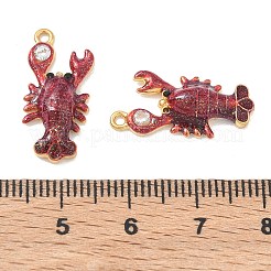 304 Stainless Steel Enamel & Glitter Powder Pendants&nbsp;STAS-Q119-07G-02