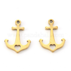 PVD Vacuum Plating 304 Stainless Steel Charms&nbsp;STAS-N092-100G
