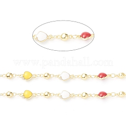 Handmade Enamel Beaded Chains&nbsp;CHC-M021-64G