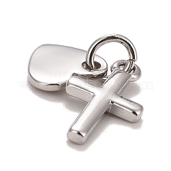 Rack Plating Real 18K Gold Plated Brass Pendants&nbsp;KK-E275-08P