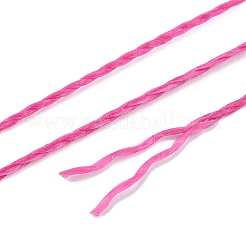 2-Ply Round Waxed Cotton Thread Cords&nbsp;YC-T004-01A-25