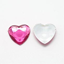 Acrylic Rhinestone Flat Back Cabochons&nbsp;GACR-Q009-25x25-08