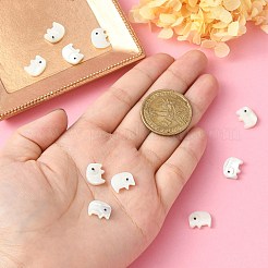10Pcs Natural Trochid Shell/Trochus Shell Beads&nbsp;SSHEL-CJ0001-16