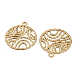 Brass Etched Metal Embellishments Charms&nbsp;KKC-D001-19KCG