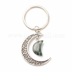 Mixed Stone and Tibetan Style Alloy Keychain&nbsp;KEYC-JKC00320