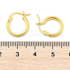 925 Sterling Silver Hoop Earrings&nbsp;STER-P047-13A-G
