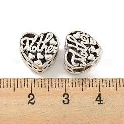 Mother's Day Rack Plating Alloy European Beads&nbsp;FIND-B034-31AS