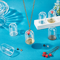 DIY Glass Dome Vial Pendant Making Kit&nbsp;DIY-CA0004-18