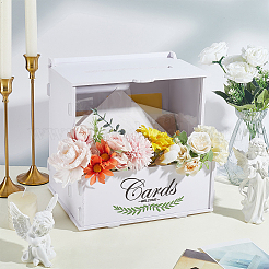 PVC Wedding Card Boxes&nbsp;CON-WH0089-224