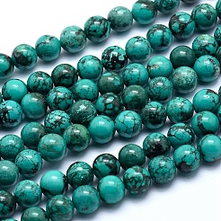 Natural Magnesite Beads Strands&nbsp;TURQ-G148-06-6mm
