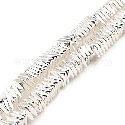 Electroplated Synthetic Non-Magnetic Hematite Beads Strands&nbsp;G-E606-A01-S