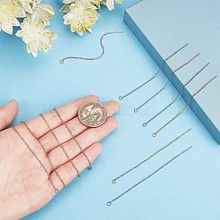 20 Pairs 2 Colors 304 Stainless Steel Earring Findings&nbsp;STAS-SC0004-17