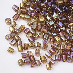 8/0 Two Cut Glass Seed Beads&nbsp;SEED-S033-04A-01