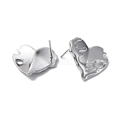 Non-Tarnish 304 Stainless Steel Heart Stud Earrings for Women&nbsp;EJEW-F300-03P