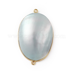 Natural Shell Connector Charms&nbsp;SSHEL-G028-01A-G
