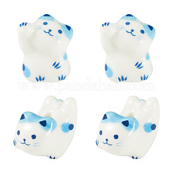 8Pcs 2 Styles Handmade Porcelain Beads&nbsp;PORC-TA0001-47A