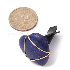 Mixed Natural Gemstone Car Air Vent Clips&nbsp;JEWB-BR00140