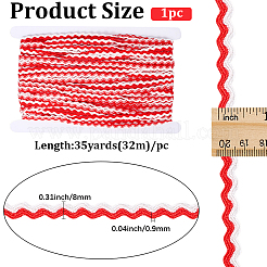 Polypropylene Fiber Wavy Fringe Trim Ribbon&nbsp;OCOR-GF0004-41