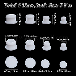 32Pcs 4 Style Silicone Bottle Seal Plug&nbsp;AJEW-GF0008-10D-02