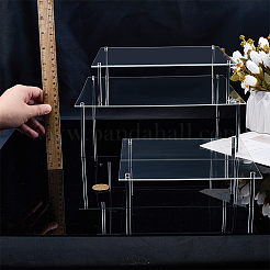 3 Bags 3 Styles Acrylic Square Dessert Display Easels&nbsp;ODIS-FG0002-15