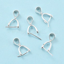 925 Sterling Silver Ice Pick Pinch Bails&nbsp;STER-Z001-122S-05