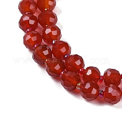 Natural Carnelian(Dyed & Heated) Beads Strands&nbsp;G-H057-A14-01