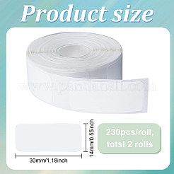 230Pcs Direct Thermal Printer Blank Label Stickers&nbsp;AJEW-WH0083-79