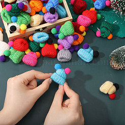 52Pcs 13 Colors Handmade Polyester Doll Hat&nbsp;AJEW-CA0004-44