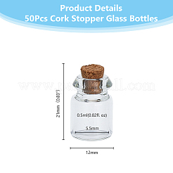 Transparent Glass Essential Oil Bottles&nbsp;AJEW-WH0528-71B
