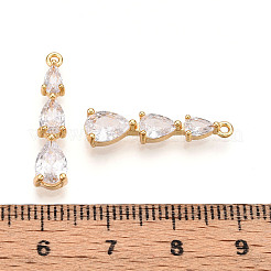 Brass Micro Pave Cubic Zirconia Pendants&nbsp;LS-KK-N261-118C-G