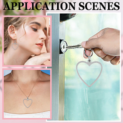 14Pcs 201 Stainless Steel Pendants&nbsp;HJEW-HY00180