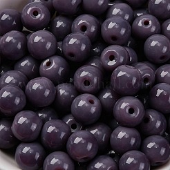 Opaque Colours Glass Seed Beads&nbsp;SEED-Z004-P8MM-01