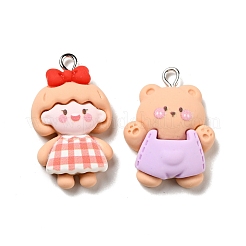 Opaque Resin Pendants&nbsp;RESI-G043-C08