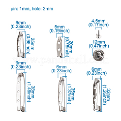 Iron Brooch Findings&nbsp;IFIN-TA0001-27P