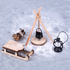 Wood Mini Model Kit&nbsp;PW-WGB41BE-01