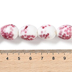 Handmade Lampwork Beads Strands&nbsp;LAMP-Q036-08F