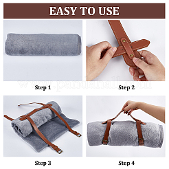 PU Leather Yoga Mat Strap&nbsp;FIND-WH0418-28