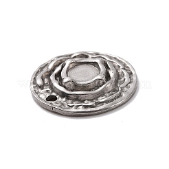 Non-Tarnish 304 Stainless Steel Pendant Cabochon Settings&nbsp;STAS-E169-04P