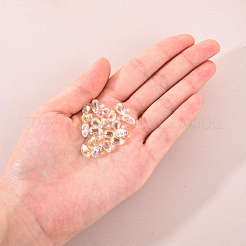 20Pcs Transparent Spray Painted Glass Charms&nbsp;GLAA-YW0001-03B