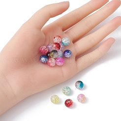 Transparent Crackle Acrylic Beads&nbsp;CACR-YW0001-09B