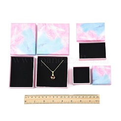 8Pcs 4 Styles Cardboard Paper Ring Boxes&nbsp;CBOX-FS0001-05