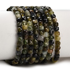 Natural Green Tourmaline Beads Strands&nbsp;GG-CBAA9B4-D01-02