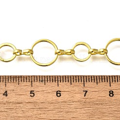 Rack Plating Brass Link Chains&nbsp;CHC-M027-08G-02