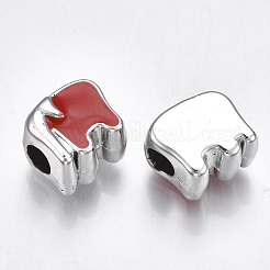 UV Plating Acrylic European Beads&nbsp;OACR-T005-96P