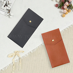 2Pcs 2 Colors Rectangle PU Leather Pen Holder Case&nbsp;AJEW-CL0003-18A