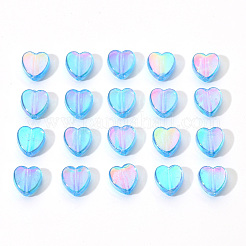 100Pcs Eco-Friendly Transparent Acrylic Beads&nbsp;TACR-YW0001-07F