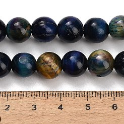 Natural Tiger Eye Beads Strands&nbsp;G-B133-A02-10mm-09