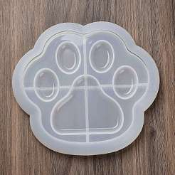 DIY Cat Paw Print Tray Silicone Molds&nbsp;DIY-G113-07