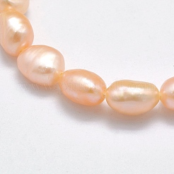 Natural Cultured Freshwater Pearl Beads Strands&nbsp;PEAR-K003-16